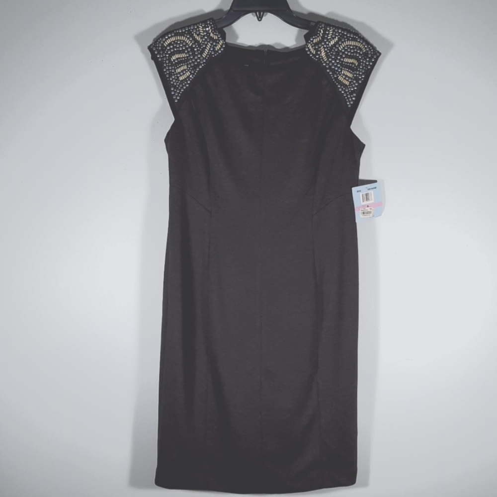NWT Suzi CHIN DARK HEATHER DRESS SZ 6